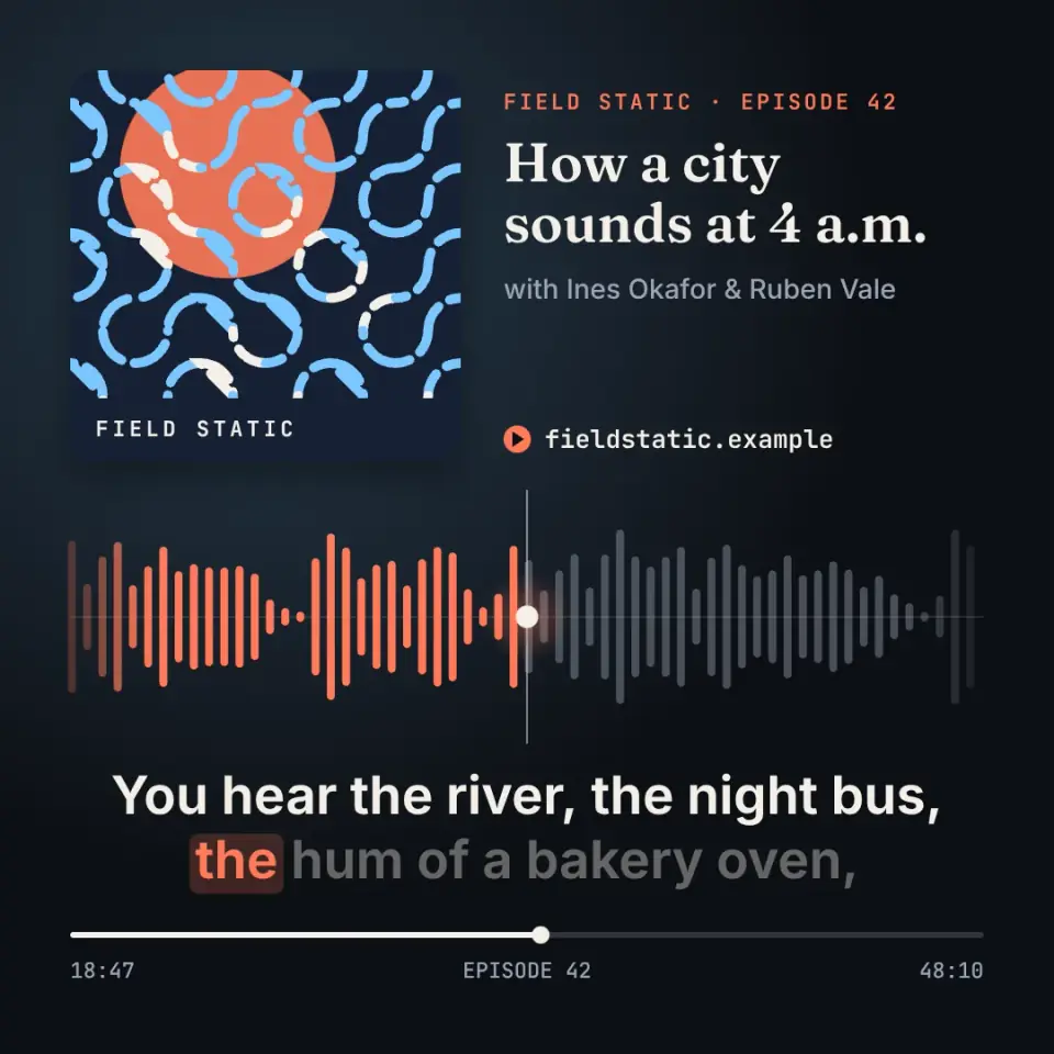 Waveform Audiogram: sample output